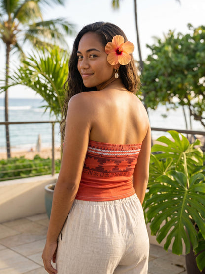 RTS [XL] Moana Inspired Bandeau Tube Top