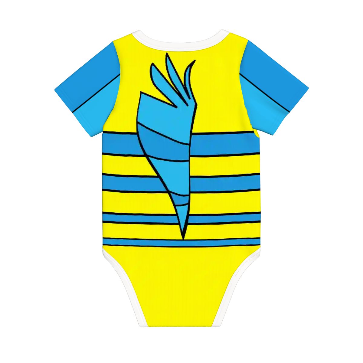 Flounder Inspired Baby Bodysuit