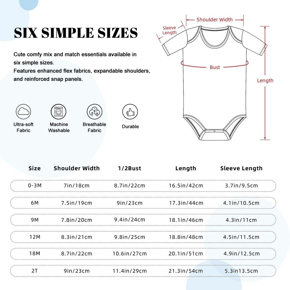 Flounder Inspired Baby Bodysuit