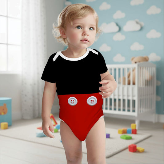 Mickey Inspired Baby Bodysuit