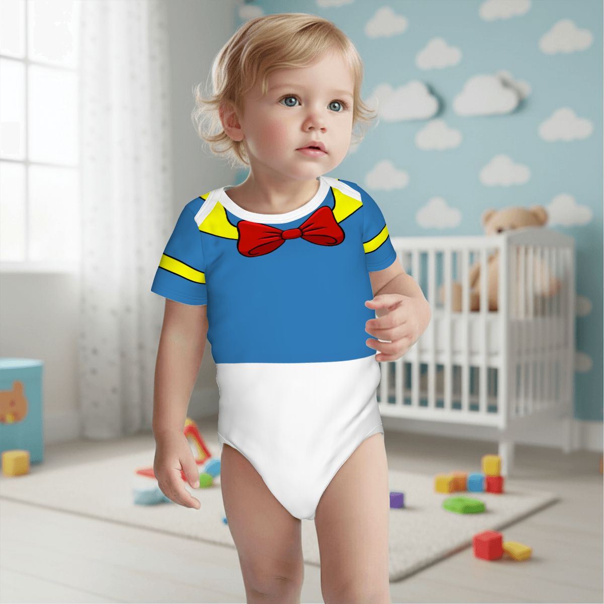 Donald Inspired Baby Bodysuit