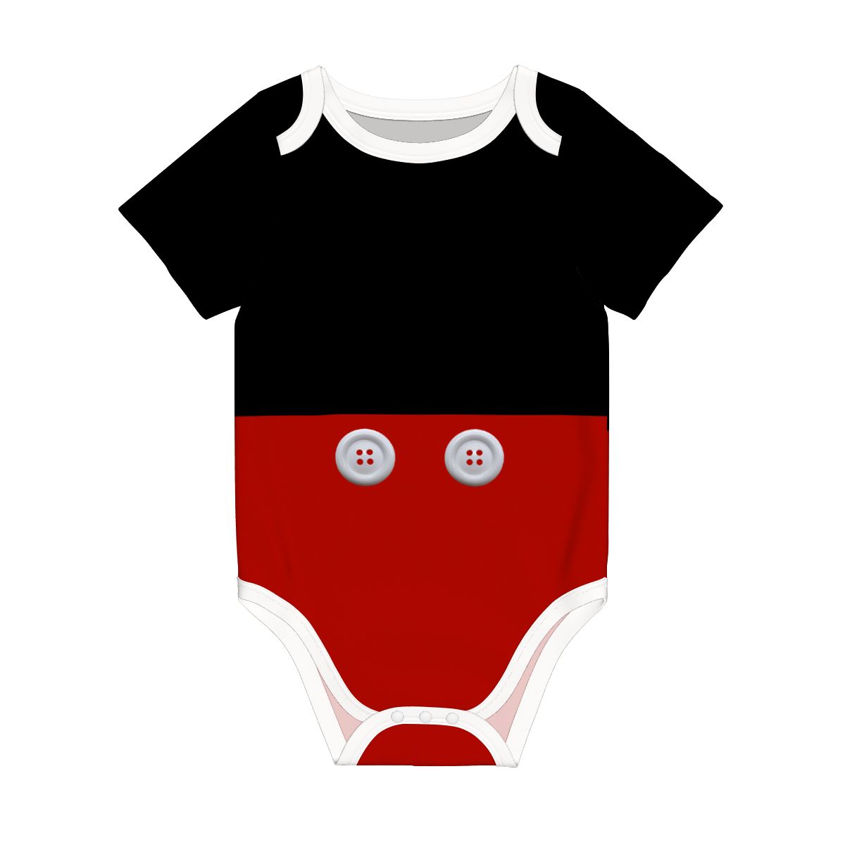 Mickey Inspired Baby Bodysuit