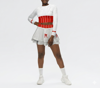 Women's Mary Poppins Inspired Recycled long-sleeve crop top