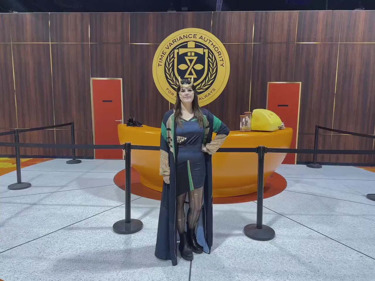 READY-to-SHIP [L] Loki Thor Inspired Asymmetric Cut-Out Shift Dress