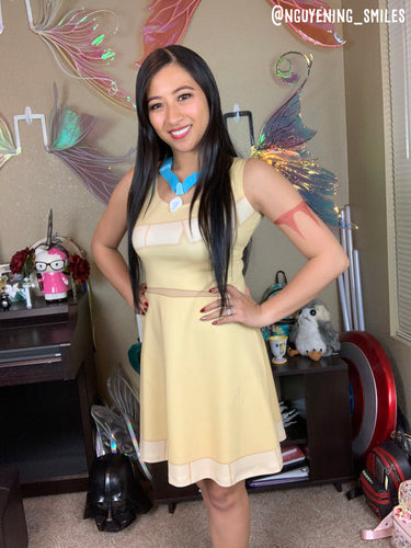 Pocahontas Inspired Sleeveless Dress