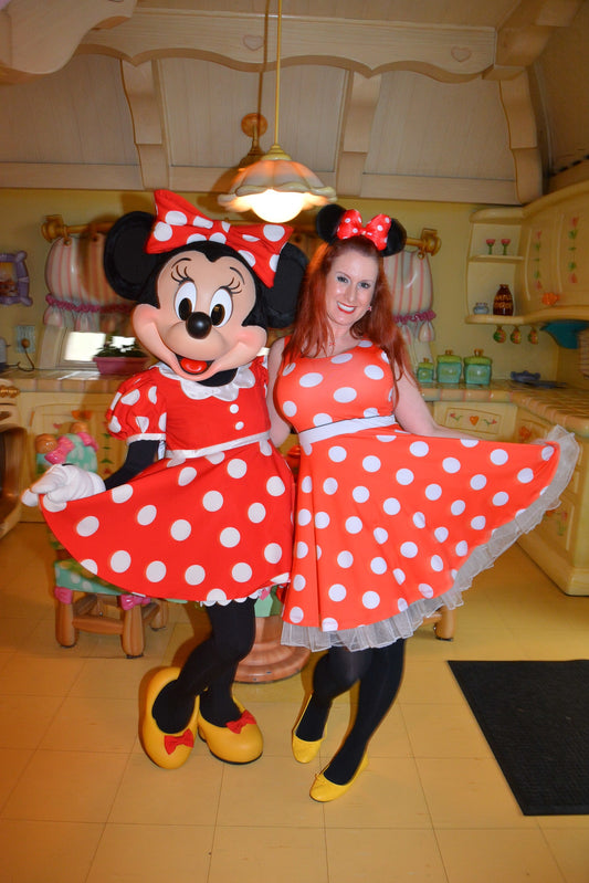 Minnie Inspired Skater Dress