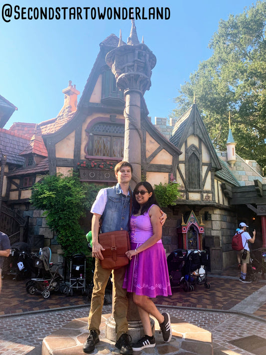 Rapunzel Inspired Skater Dress