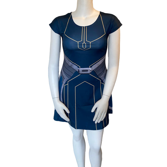 Mandalore Ahsoka Tano Inspired Short Sleeve Skater Dress