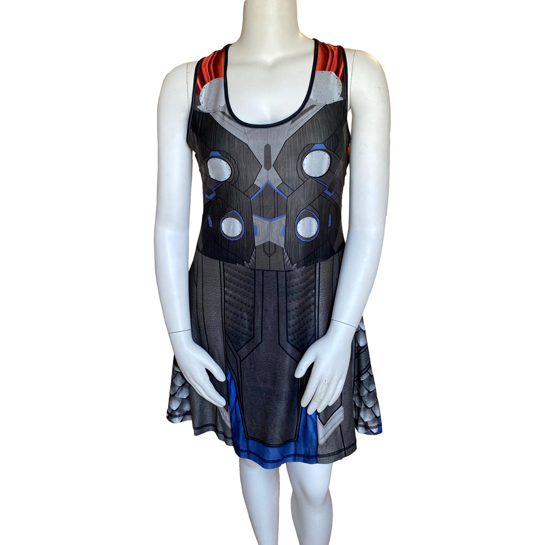 Loki / Thor Marvel Inspired REVERSIBLE Sleeveless Dress – Kawaiian Pizza  Apparel