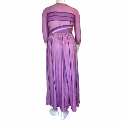 Megara  Inspired Quarter Sleeve Maxi Dress