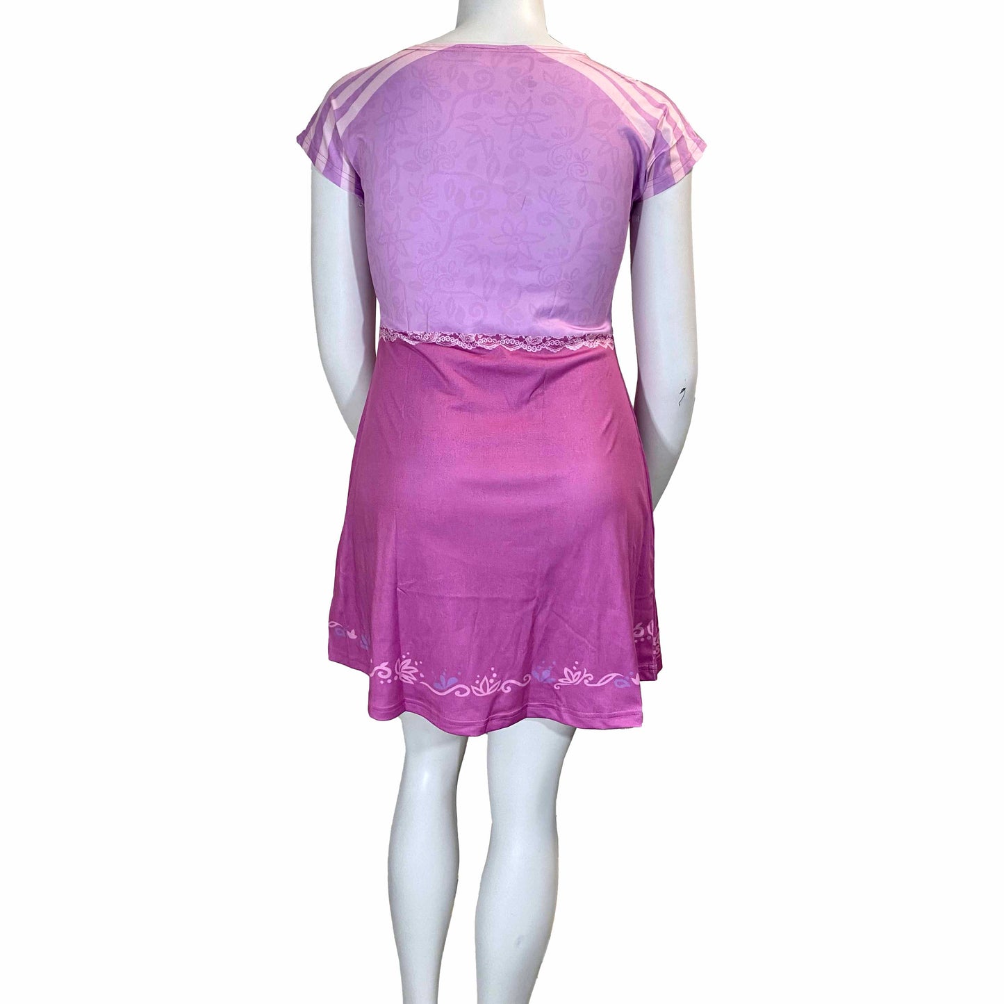Rapunzel Inspired Short Sleeve Skater Dress