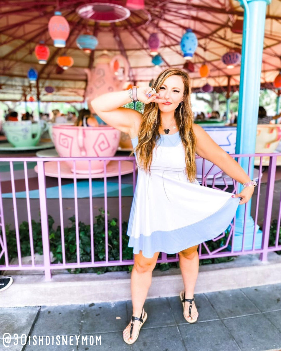Alice in Wonderland Inspired Sleeveless Dress