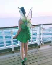 Tinker Bell Inspired Leaf Sweetheart Skater Dress