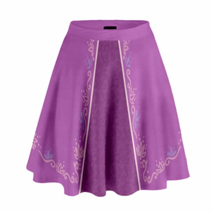 Rapunzel Inspired High Waisted Skirt
