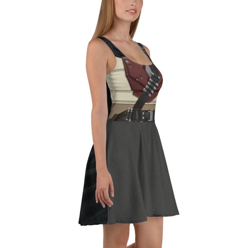 star wars skater dress C3PO Skater Dress, Star Wars Costume Dress for Women, Droid Cosplay Outfit, Halloween Party Dress, Galaxy Women Dress, Gift for Her