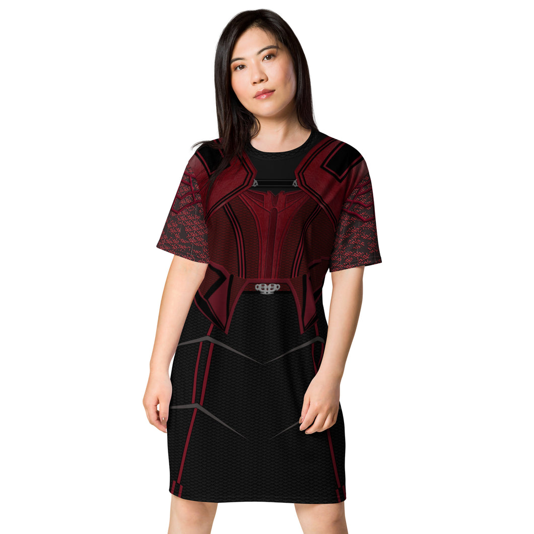 Scarlet Witch Inspired T-shirt dress