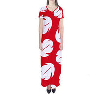 Lilo Lilo and Stitch Inspired Short Sleeve Maxi Dress