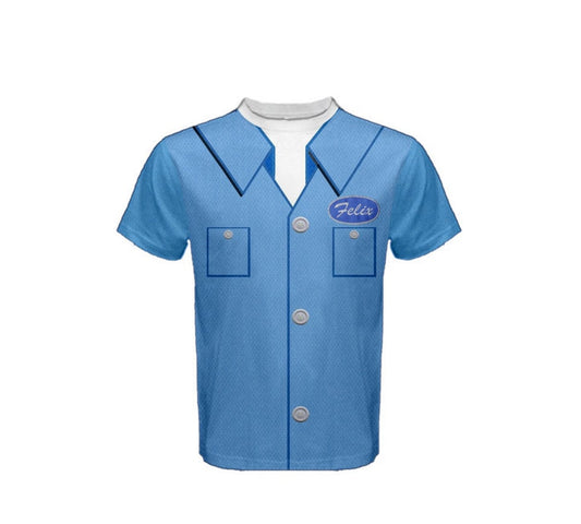 RUSH ORDER: Men's Fix-It Felix Wreck-It Ralph Inspired Shirt