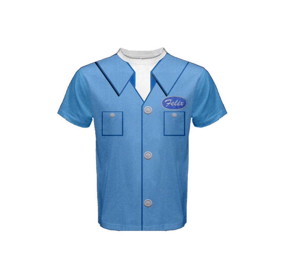Men's Fix-It Felix Wreck-It Ralph Inspired Shirt