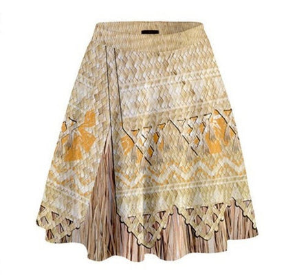 Moana Inspired High Waisted Skirt