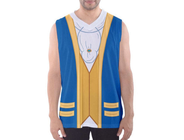 Men&#39;s Beauty and the Beast Inspired Athletic Tank Top