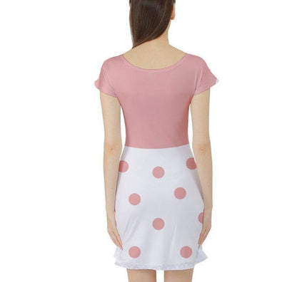 Bo Peep Toy Story Inspired Short Sleeve Skater Dress