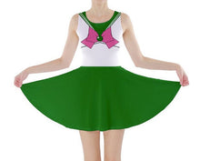Sailor Jupiter Sailor Moon Inspired Skater Dress