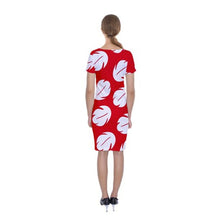 Lilo Inspired Short Sleeve Midi Dress