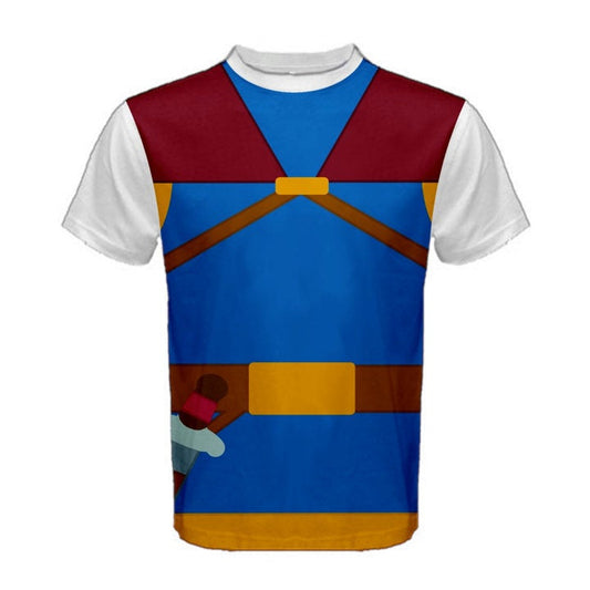 Men&#39;s Snow White Prince Snow White and the Seven Dwarfs Inspired ATHLETIC Shirt