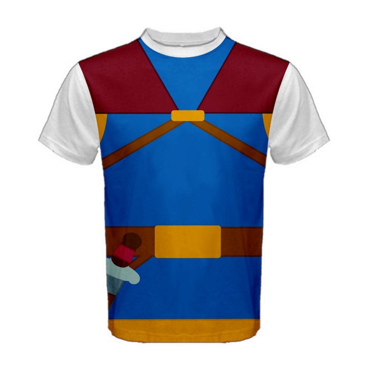 Men's Snow White Prince Snow White and the Seven Dwarfs Inspired ATHLETIC Shirt