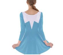 Frozone The Incredibles Inspired Long Sleeve Skater Dress