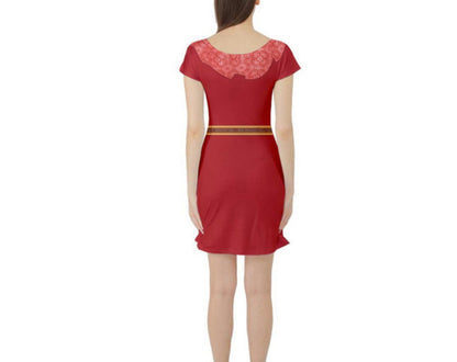 Elena of Avalor Inspired Short Sleeve Skater Dress
