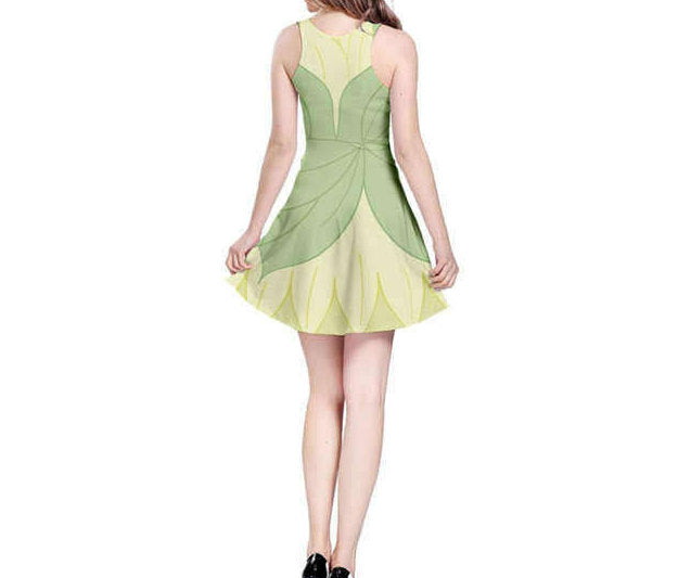 Tiana Princess and the Frog Inspired Sleeveless Dress