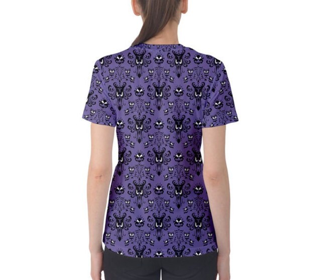 RUSH ORDER: Women's Haunted Mansion Wallpaper Inspired Shirt