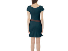 Merida Brave Inspired Short Sleeve Skater Dress