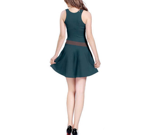 Merida Brave Inspired Sleeveless Dress