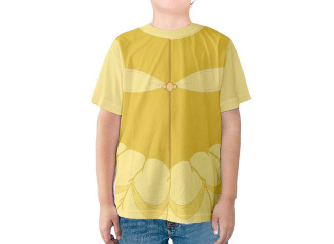Kid's Belle Beauty and the Beast Inspired Shirt