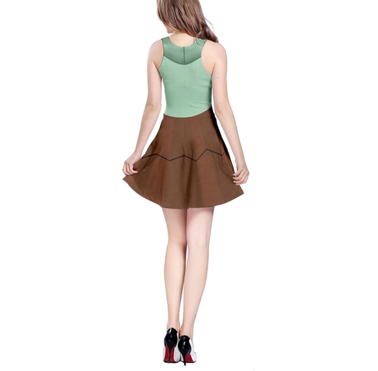 Vanellope Von Schweetz Wreck-It Ralph Inspired Sleeveless Dress