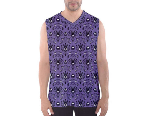 Men's Haunted Mansion Inspired Athletic Tank Top