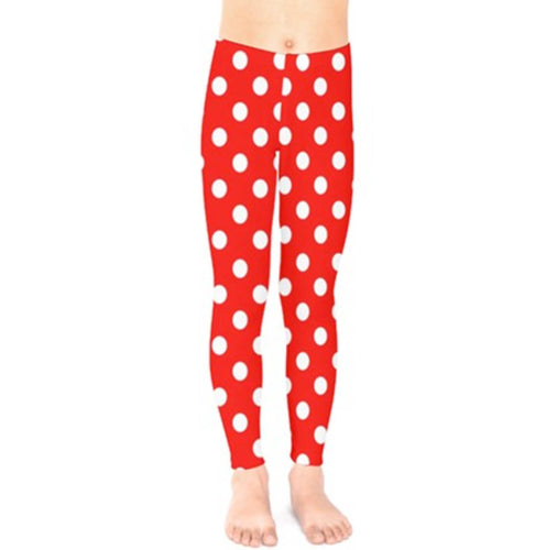 Baby / Kid's Minnie Mouse Polka Dot Inspired Leggings