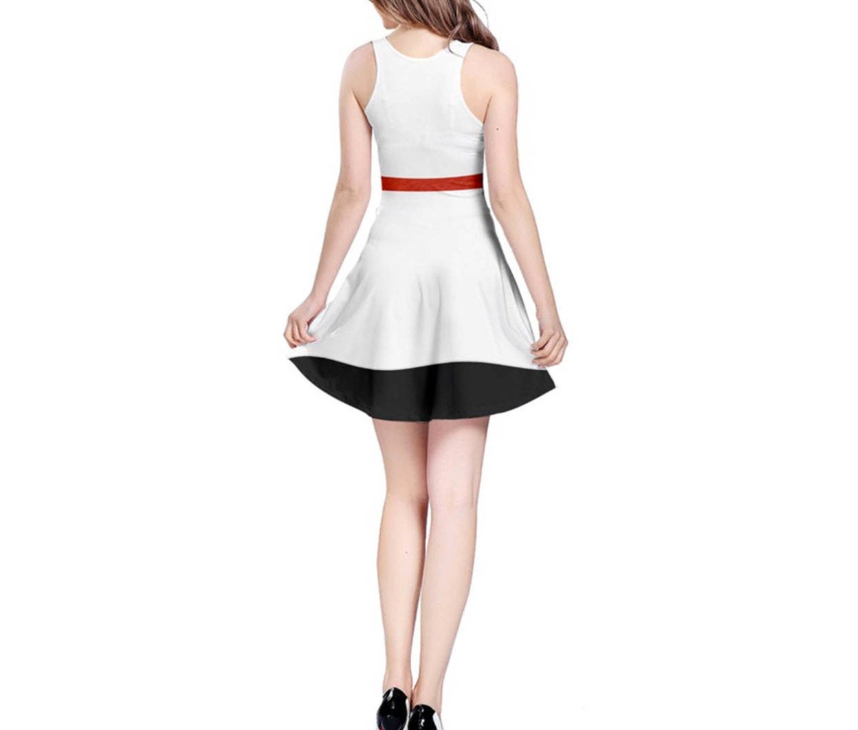 Zero Nightmare Before Christmas Inspired Sleeveless Dress