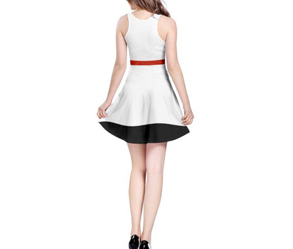 Zero Nightmare Before Christmas Inspired Sleeveless Dress