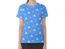 Women&#39;s Toy Story Cloud Wallpaper Inspired Shirt
