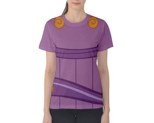 Women&#39;s Megara Hercules Inspired ATHLETIC Shirt