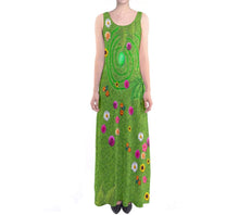 Te Fiti Moana Inspired Sleeveless Maxi Dress