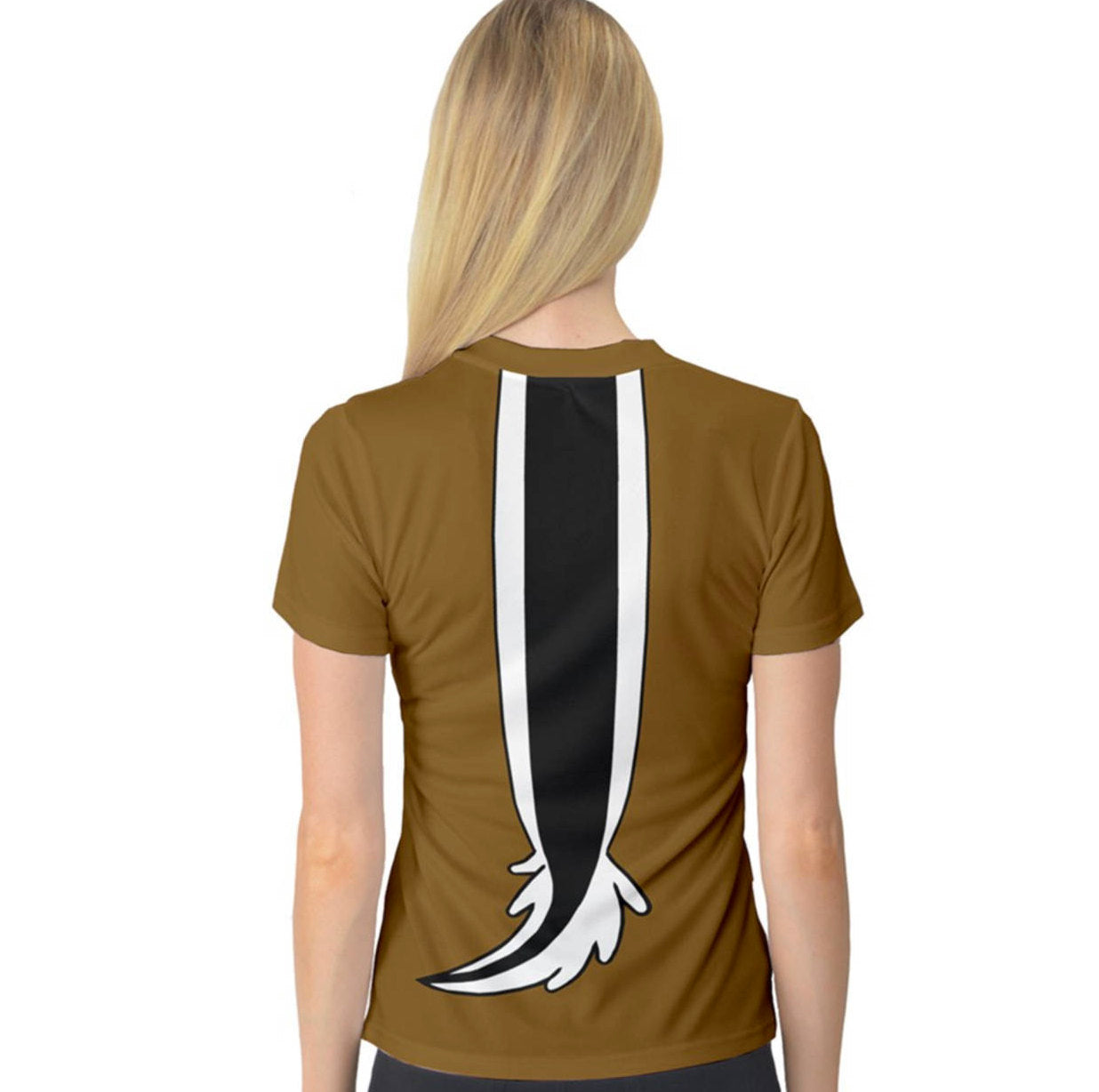 Women&#39;s Chip and Dale Chip Inspired V-neck ATHLETIC Shirt
