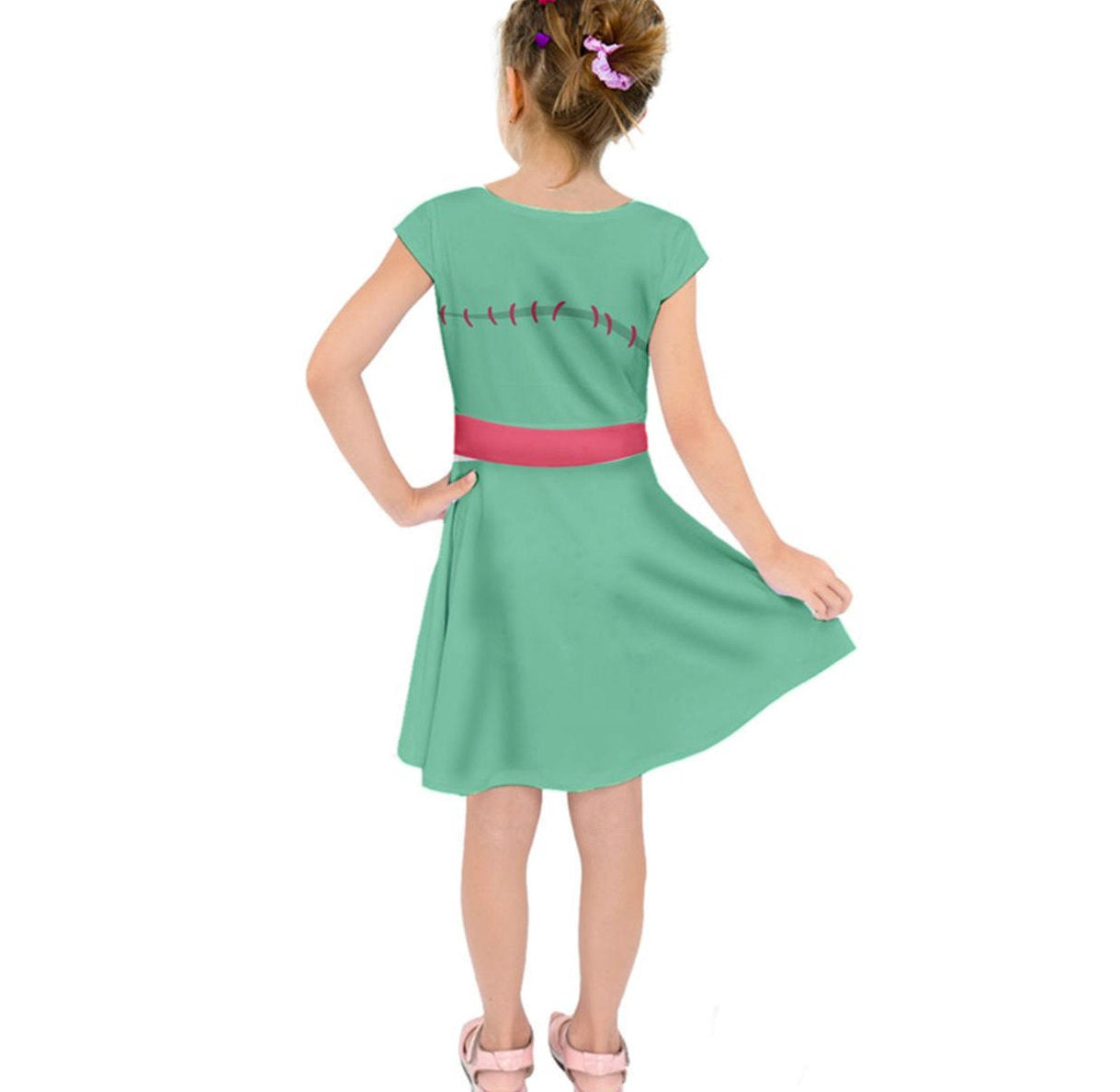 Kid&#39;s Scrump Lilo and Stitch Inspired Short Sleeve Dress