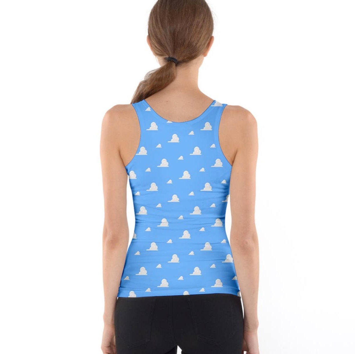 Women&#39;s Toy Story Cloud Wallpaper Inspired Tank Top