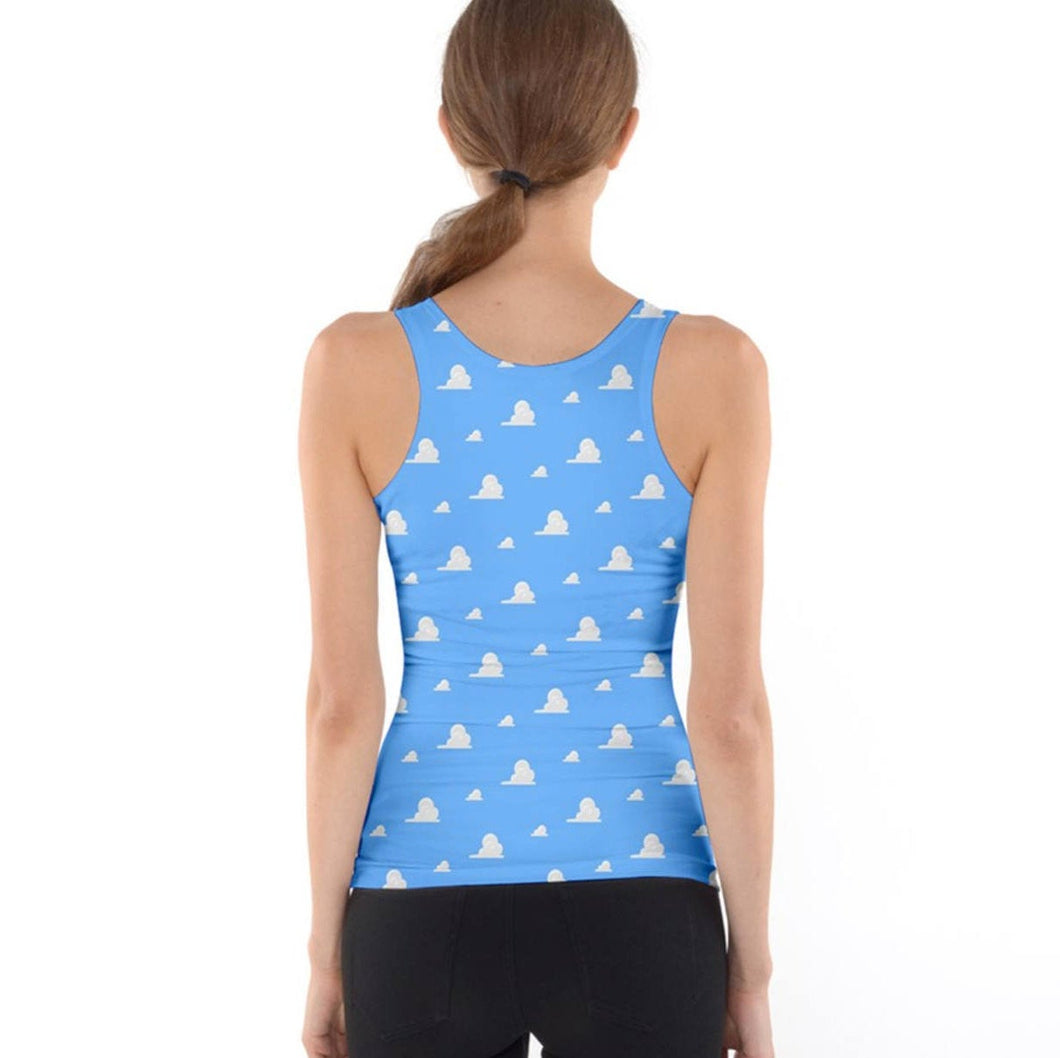 Women's Toy Story Cloud Wallpaper Inspired Tank Top – Kawaiian