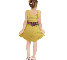 Kid&#39;s C3PO Star Wars Inspired Sleeveless Dress